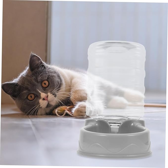 YARNOW Automatic Pet Water Dispenser for Cats and Dogs Large Capacity Stainless Steel Pet Feeder -Crack
