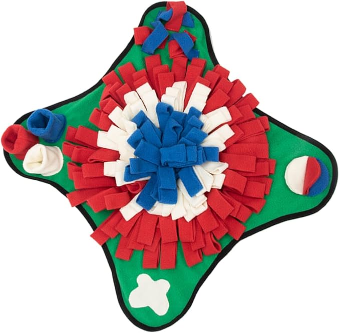 Dog Sniffing Mat for Training – Slow Feeding Cushion for Puppies Non-Slip PET Nose Work Mat Sturdy Dog Supplies for Interactive Play and Mental Stimulation