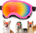 Dog Sunglasses with Adjustable Strap, UV Protection, Winproof Puppy Sunglasses, Suitable for Dogs Eyes Protection,Soft Dogs Goggles