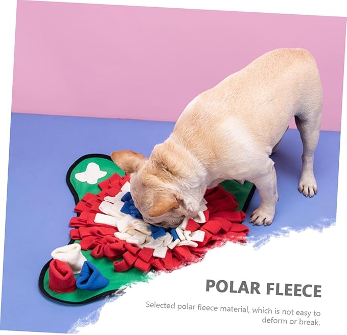 Dog Sniffing Mat for Training – Slow Feeding Cushion for Puppies Non-Slip PET Nose Work Mat Sturdy Dog Supplies for Interactive Play and Mental Stimulation