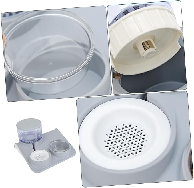 SUPVOX Automatic Pet Water Fountain Cat Dog Feeder Bowl Dual-use Pet Bowl Raised Safe