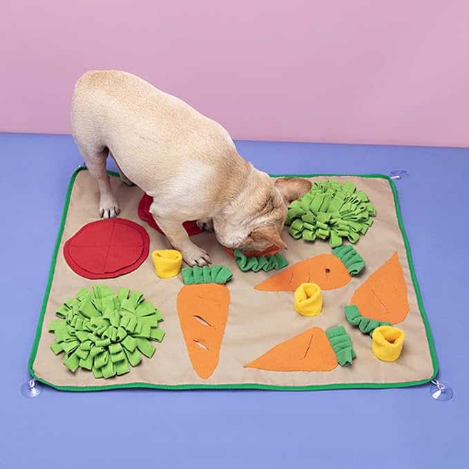 balacoo 1pc Pet Sniffing Cushion Toy Creative Dog Smell Mat for Interactive Puzzle Play Fleece Foraging Skills and Train Nose Work for Dogs