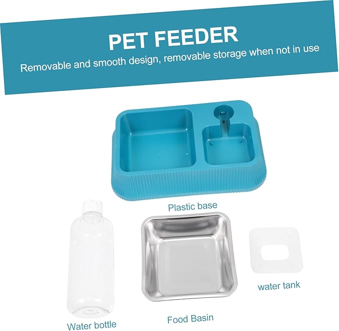 Happyyami Elevated Dog Bowl Automatic Water Dispenser Multi-pet Feeder Dog Water Dispenser