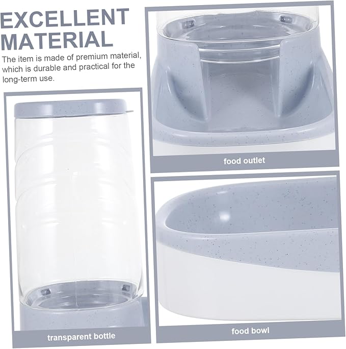 Yardwe Automatic Pet Feeder Compact Food Dispenser Pet Supplies Container for Cats Dogs