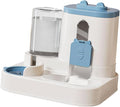 Automatic Pet Feeder and Waterer Dog Feeder Large Capacity, Anti Slip, Water Dispenser, Feeding Station for Cats Small Dogs, Blue