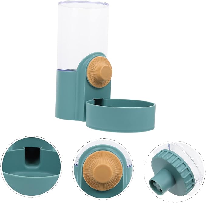 SUPVOX 1pc Automatic Cat Water Dispenser Compact Pet Cage Water Feeder for Dogs Cats for Pets Lightweight and Easy to Store Green