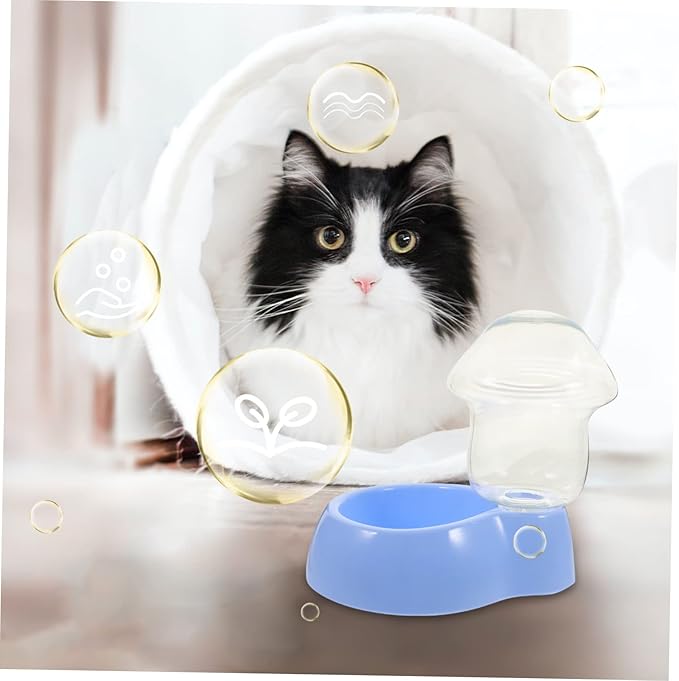 NOLITOY Pet Water Dispenser Automatic Dog Water Bowl Large Capacity Holder for Cats Dogs Slow Feeder Drinking Device Container