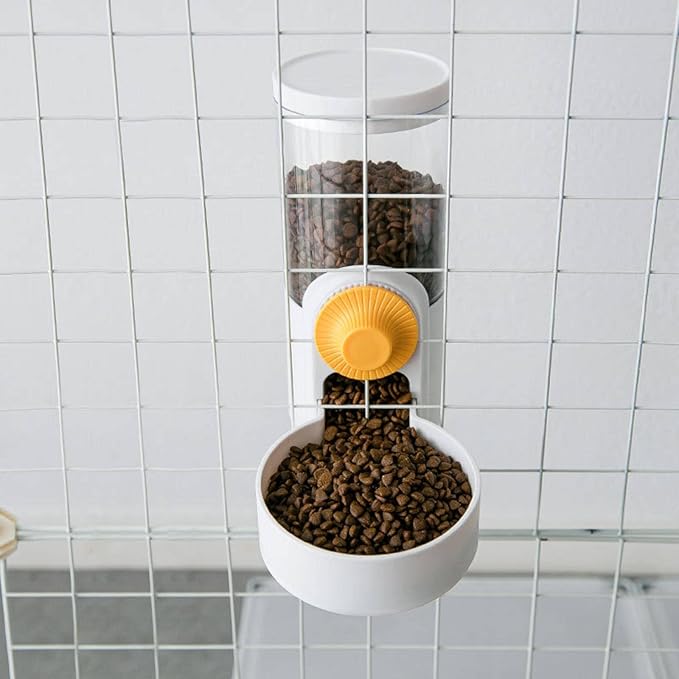 MBETA Dogs Automatic Hanging Cage Waterer Hanging Cage Cat Drinker Automatic Feeder Cat Bowl Pet Supplies