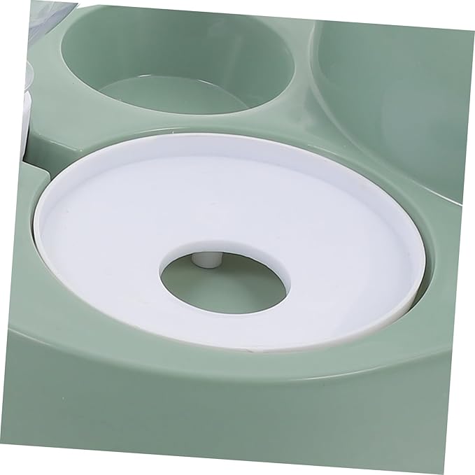 Automatic PET Feeder with Water Dispenser Non-Skid Dog and Cat Bowl Set Detachable Food and Water Station for Small Dogs and Cats Easy to Clean