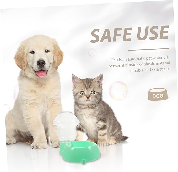HANABASS 1set Automatic Pet Water Dispenser Compact Plastic Water Feeding Station for Dogs Cats and for Monitoring Smooth for Comfort