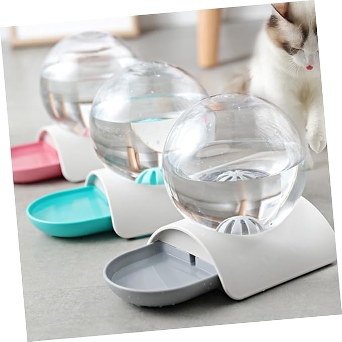Sosoport Pet Automatic Water Dispenser Cat and Dog Water Feeder Smooth Surface Pink Designed for Easy Drinking for Home and Pet Hydration