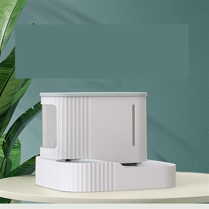 Dual-Use Automatic Pet Feeder & Water Dispenser for Cats & Dogs, Non-Electric Gravity Food & Water Bowl