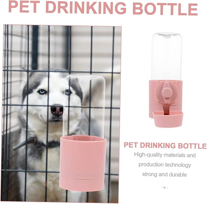 Hanging PET Water Dispenser Automatic Cat and Dog Drinking Fountain 1.5L PET Water Kettle Leak-Proof Design Suitable for Indoor and Outdoor Use