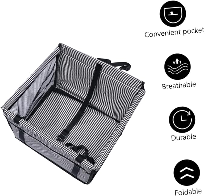 BESPORTBLE Pet Travel Carrier Safety Belt Breathable Dog Car Seat Cover for Cars Easy to Install Pet Seat for Dogs and Convenient Travel
