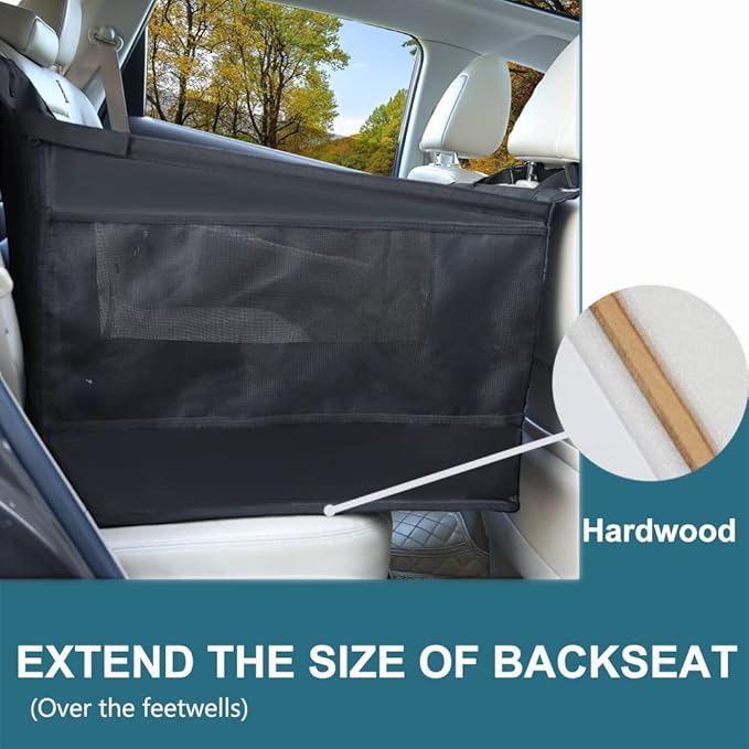 Dog Car Seat Large Size and Medium Sized Dog, Water-Resistant for Cars, Trucks, SUVs, Full Seat, Half Seat and Floor Coverage