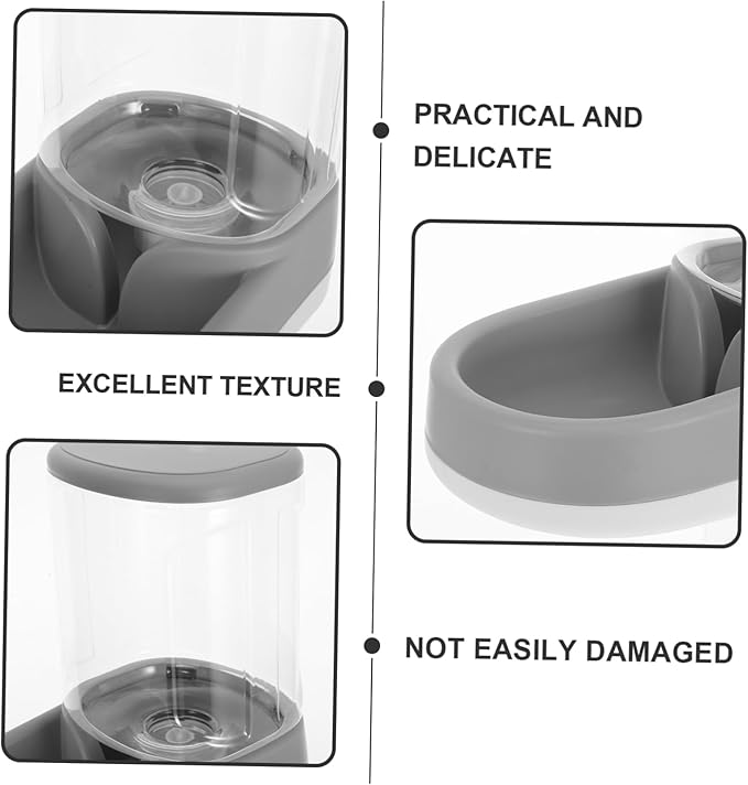Automatic Pet Feeder for Dogs Cats Large Capacity Dry Food Dispenser Water Bowl Set Gravity Feeder Timer Pet Feeding Solution