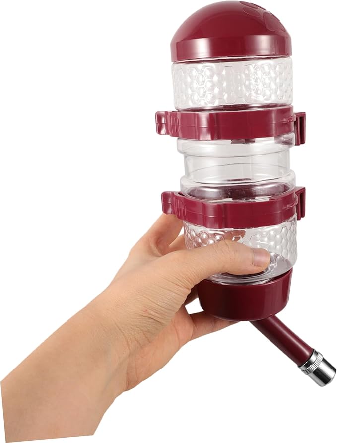 Automatic Hanging Dog Water Bottle Feeder with Leak Seal for Kennels and Cages Wear Resistant Pet Water Dispenser for Puppies and Cats Easy to Install for Healthy Drinking