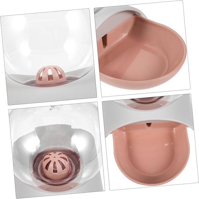 ERINGOGO Large Capacity Automatic PET Water Dispenser for Cats and Dogs Bubble Waterer Simple Fill Design for Home and Travel