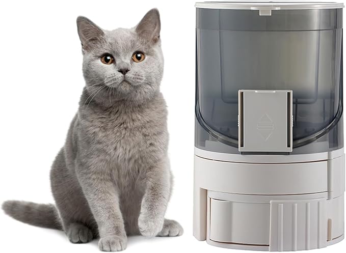 Automatic Pet Feeder Pet Automatic Feeder Water Dispenser Food Container Large Capacity Dog Feeding Bowl Water Dispenser for Small Cats Dogs