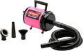 METROVAC AFTD-3 Air Force Commander 2-Speed Pet Grooming Dryer Pink | High Velocity Dog Hair Blower 4.0 HP USA
