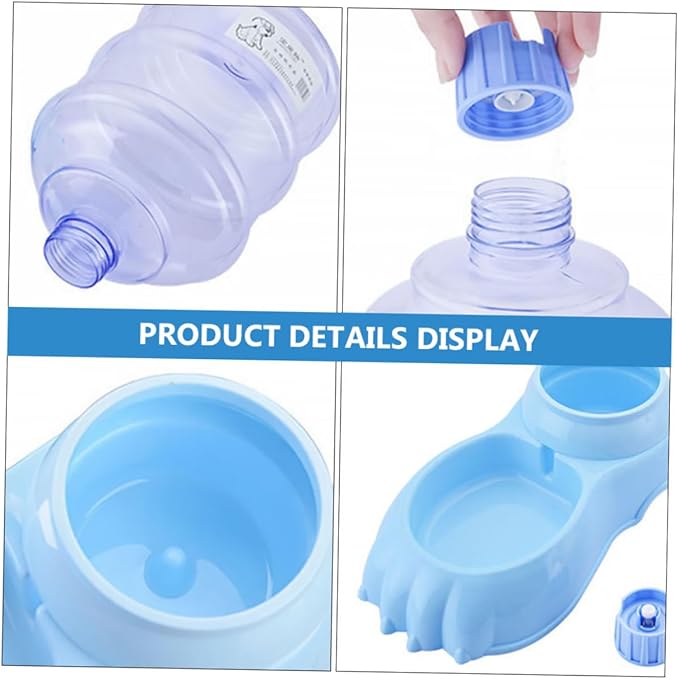 SUPVOX Non-Slip Base Pet Water Feeder Automatic Cat Bowl Large Dog Drinking Bowl Portable Water Dispenser for Dogs