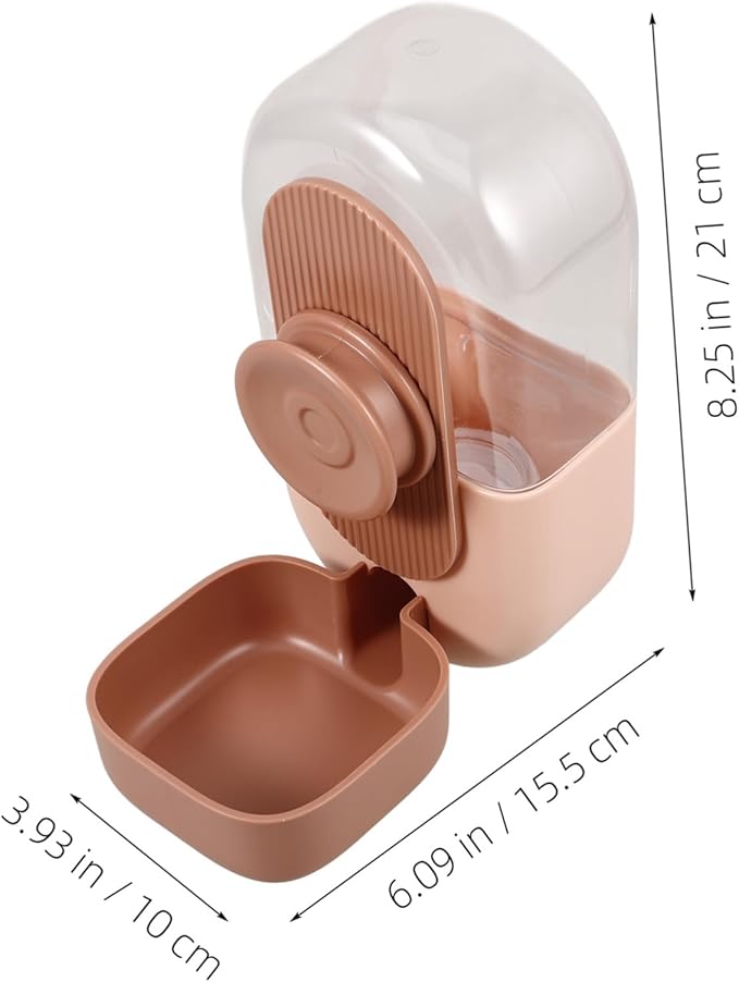 Pet Water Dispenser for Cats and Dogs Hanging Automatic Water Bottle for Cages Convenient Feeder Dispenser to Prevent Spills for Indoor and Outdoor Use