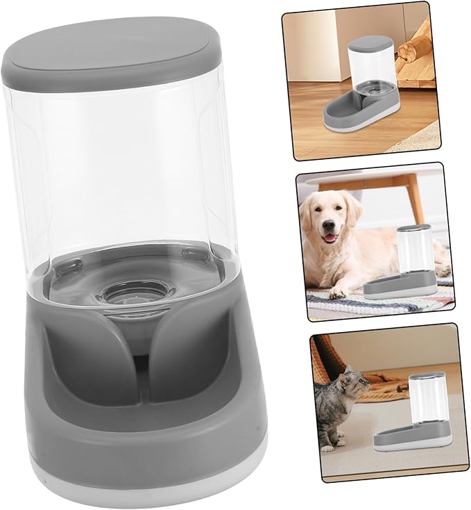 BESPORTBLE Pet Feeder and Water Dispenser for Dogs and Cats Portion Capacity Automatic Food and Water Station Food-Grade Materials for Indoor Use
