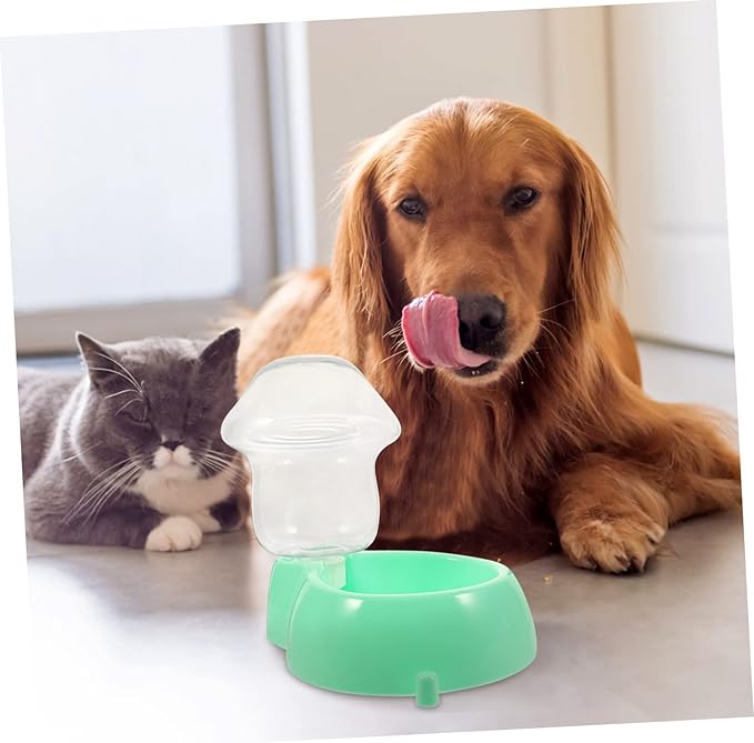 Automatic Dog Water Feeder Pet Bowl Dispenser Safe High-Density Material