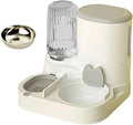 Automatic Dog Feeder and Water Dispenser Automatic Pet Feeder Compact Pet Supplies Travel Supply Food Feed Dog Bowl for Puppy, Grey