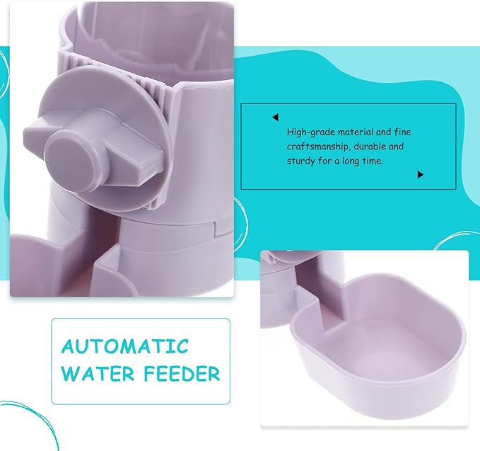 DOITOOL Hanging Pet Automatic Waterer Easy to Compact Pet Water Dispenser for Dogs and Cats for Indoor Use Prevents Thirst While You Re