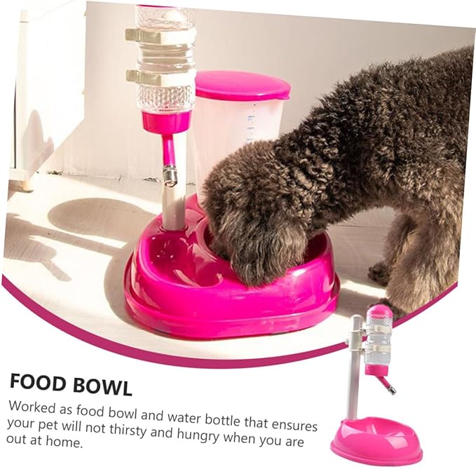 Dog Cage Water Dispenser Pet Automatic Feeder Water Capacity Easy to Use