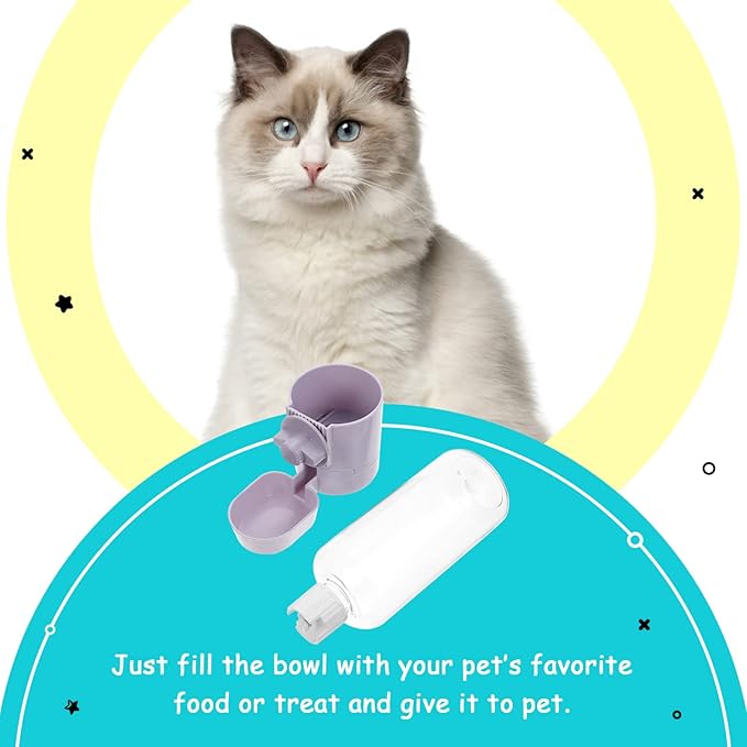DOITOOL Hanging Pet Automatic Waterer Easy to Compact Pet Water Dispenser for Dogs and Cats for Indoor Use Prevents Thirst While You Re