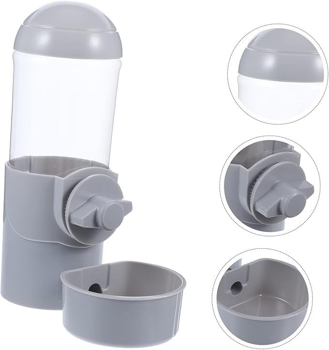 Hanging Dog Water Feeder Automatic Pet Water Dispenser Stable and Cats Easy to Install Capacity for Home Use and Pet Cages