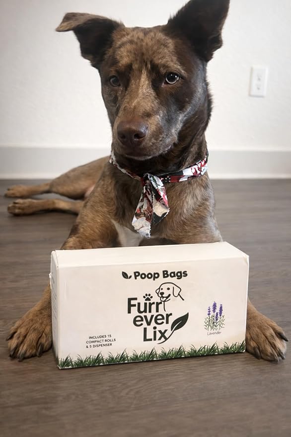 Eco-Friendly Dog Poop Bags - 225 Count with Dispencer Included - Scented & Unscented - Leak-Proof, Easy tear, Extra Thick (Unscented)
