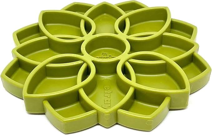 SodaPup Mandala eTray – Durable Slow Feeder Tray Made in USA from Non-Toxic, Pet-Safe, Food Safe Material for Mental Stimulation, Calming, Avoiding Overfeeding, Slow Eating, Healthy Digestion & Mor