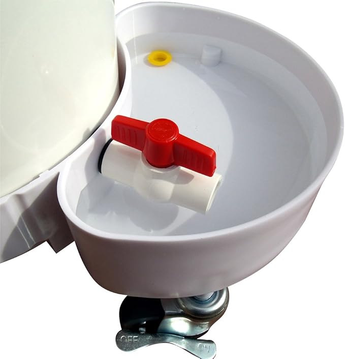 Automatic Dog Waterer 5.0 Gallons with a Chiller (Thermal) Cover to Help Keep The Water Cool. Used by Dog daycares This May be The Last Automatic Water Bowl That You Will Ever Buy.