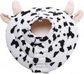 Lakke Flower Colorful Pet Dog Necklace Collar Various Pattern Shape Puppy Playing Collars for Small Dog White Black M