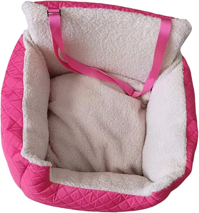 Travel Dog Boosters Offering Enhanced and Storage for Toy Snacks on Road Trips Double Side Dog Seat