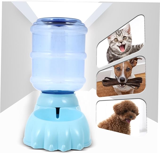 BESPORTBLE Automatic Pet Water Feeder for Dogs and Cats Durable Bowl with Smooth Surface Random Color Drinking Device for Easy Pet Hydration