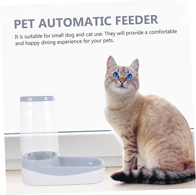 VANZACK Dog Cat Feeder Practical Pet Food Dispenser 3.8l Automatic Feeder Food Container for Pet Animals