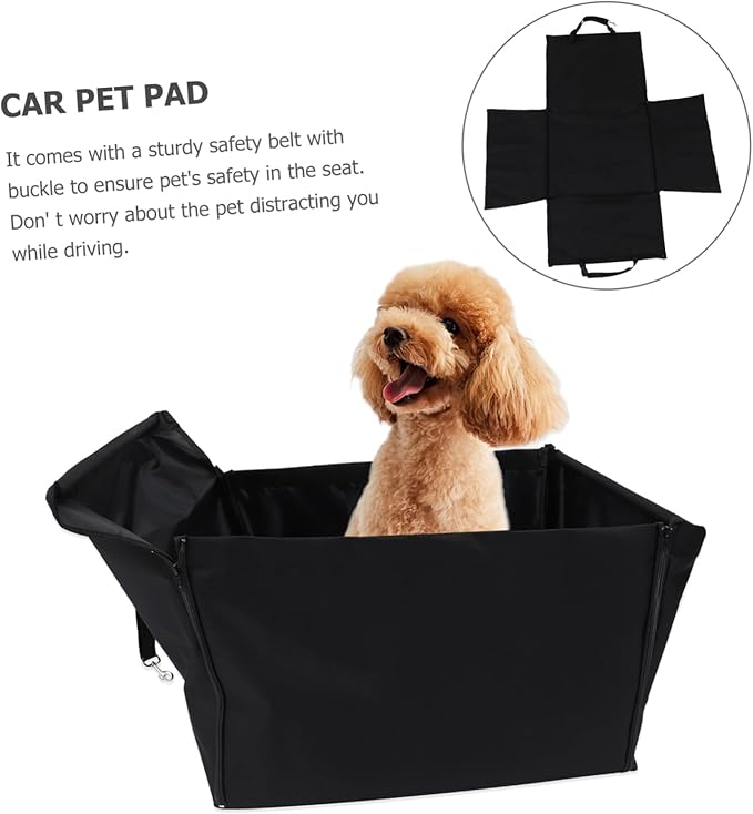 balacoo Pet Pad Car Seat Dog Cat Seat Safety for Travel Expandable Carrier Puppy Carrier