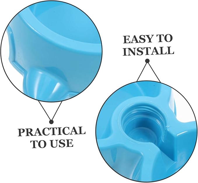 VOSAREA Food Bowls Automatic Water Dispenser for Cats and Dogs Detachable Pet Feeding Water Bottle Insert Easy to and Maintain for Busy Pet Owners
