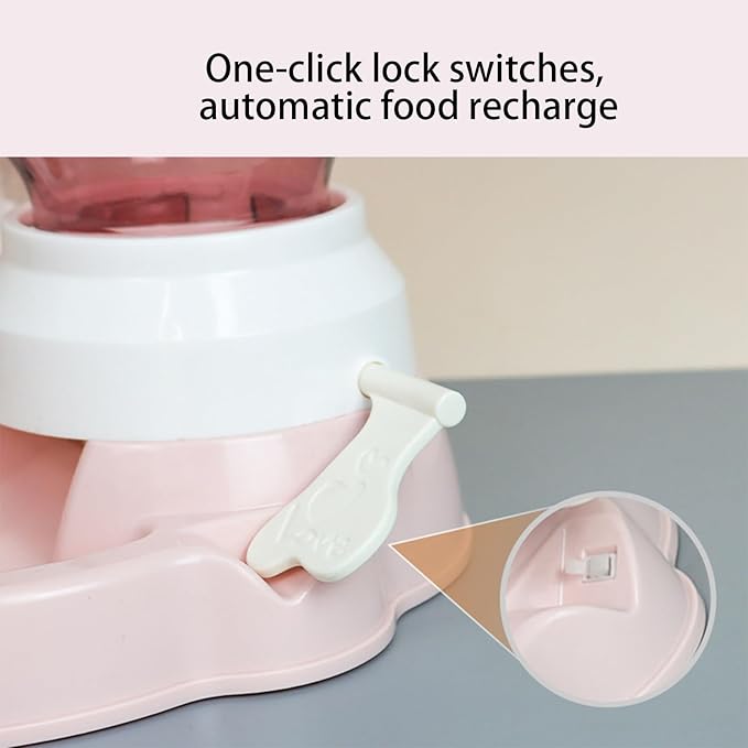 Automatic Dog Feeder | Dog Treat Puzzle Slow Feeder Water Dispenser | Interactive Toys, Puppy Puzzle Toys Push-Type, Large Capacity, Enrichment Pet Supplies