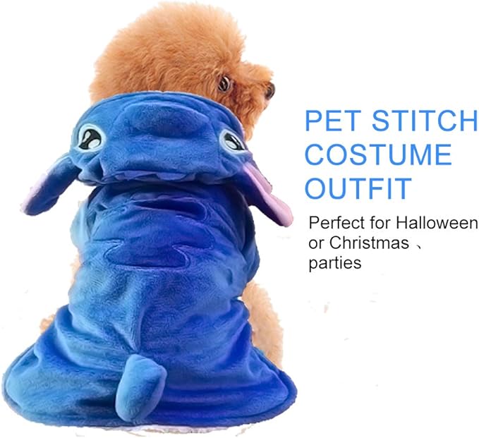 Dog Costume, Gimilife Dog Hoodie, Dogs Halloween Costume Pet Xmas Pajamas Outfit, Pet Coat Cartoon Costumes for Small Medium Large Dogs and Cats for Halloween Christmas and Winter -XS