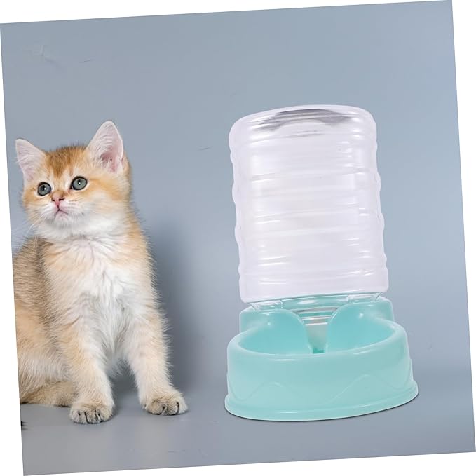 Automatic Pet Water Dispenser Feeder for Cats and Dogs Texture for Level Monitoring Lightweight and Break Design