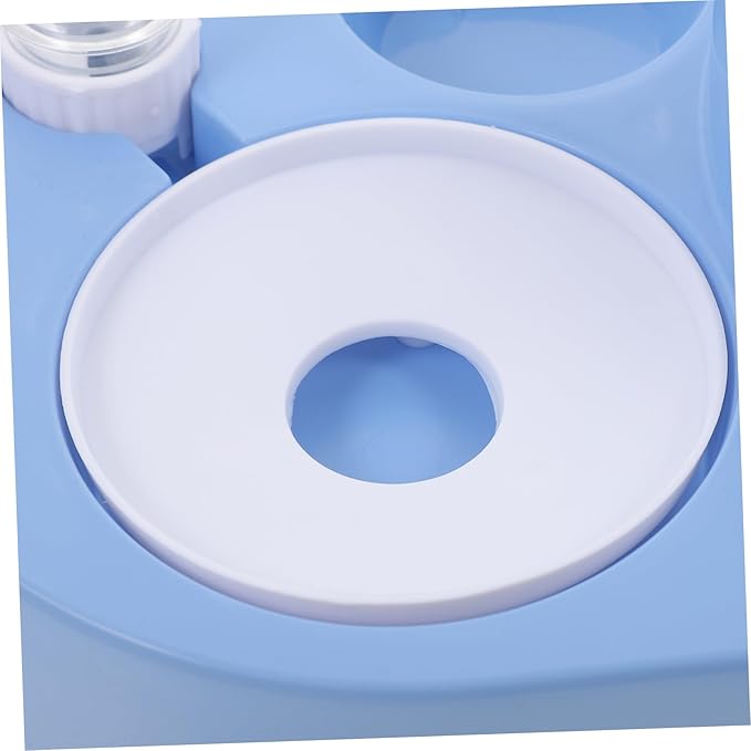 Pet Automatic Water Dispenser with Dual Bowls Stylish Durable Cat and Dog Feeder Bite-Resistant and Design Easy to Clean for Home Use