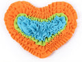 Heart-Shaped Rose Snuffle Mat for Dogs and Cats, Washable Pet Nose Work Mat, Interactive Feeding Mat to Relieve Boredom and Stress (V3)