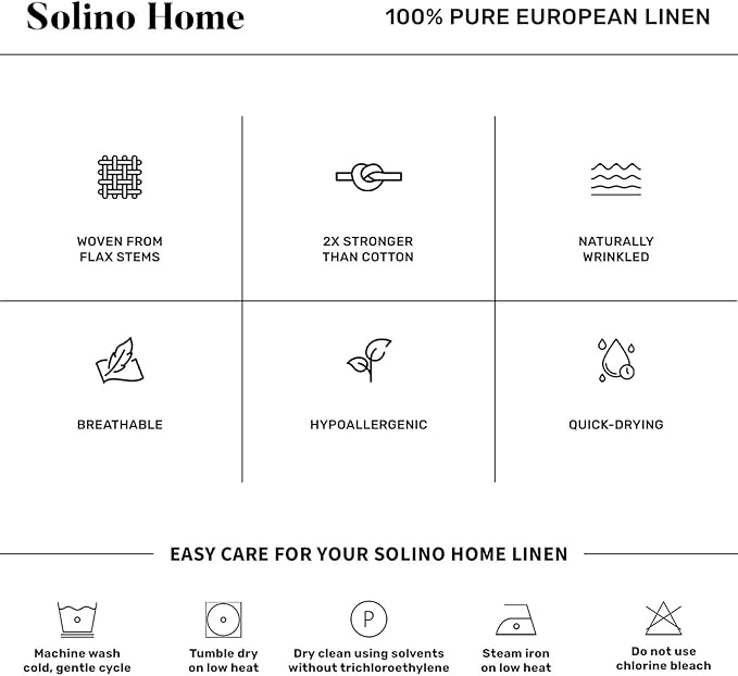 Solino Home Linen Napkins Set of 4 - Classic Hemstitch 100% Pure Linen Teal Dinner Napkins Cloth 20 x 20 Inch for Fall, Autumn, Thanksgiving, Christmas - Handcrafted and Machine Washable