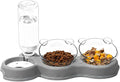 Automatic Pet Feeder, Cat Water Food Set for Small Medium Large Pets, Durable Pp+pc Material with Easy Refill Water Bottle and Bowl Design, Perfect for Indoor Daily Feeding Vacation or Night Use