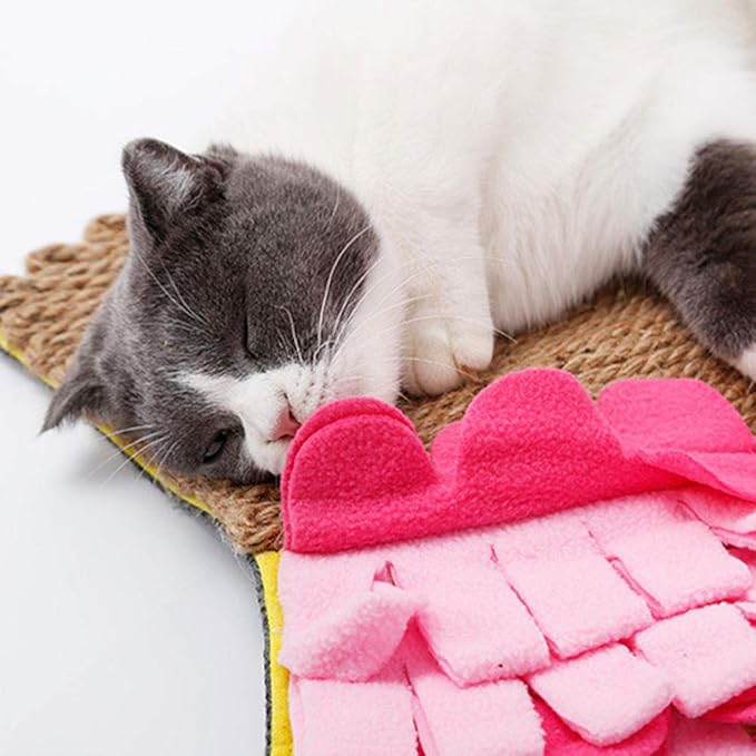 Sniff Pads Pet Dog Nose Work Mat Cat Mat IQ Training Play Feeding Mats Blanket Toy Washable Bite 1pcs